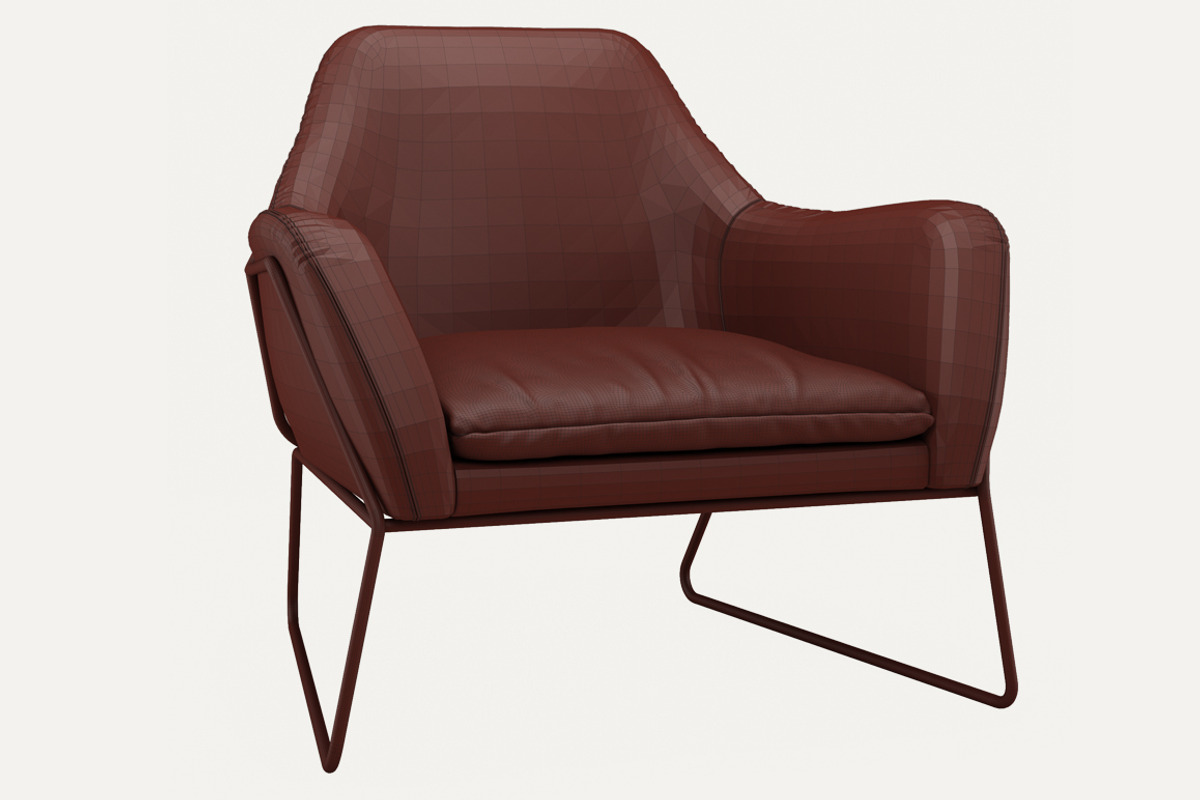 Made Frame Armchair, a Furniture 3D Model by dk 3d models (Photo 5 of 5)