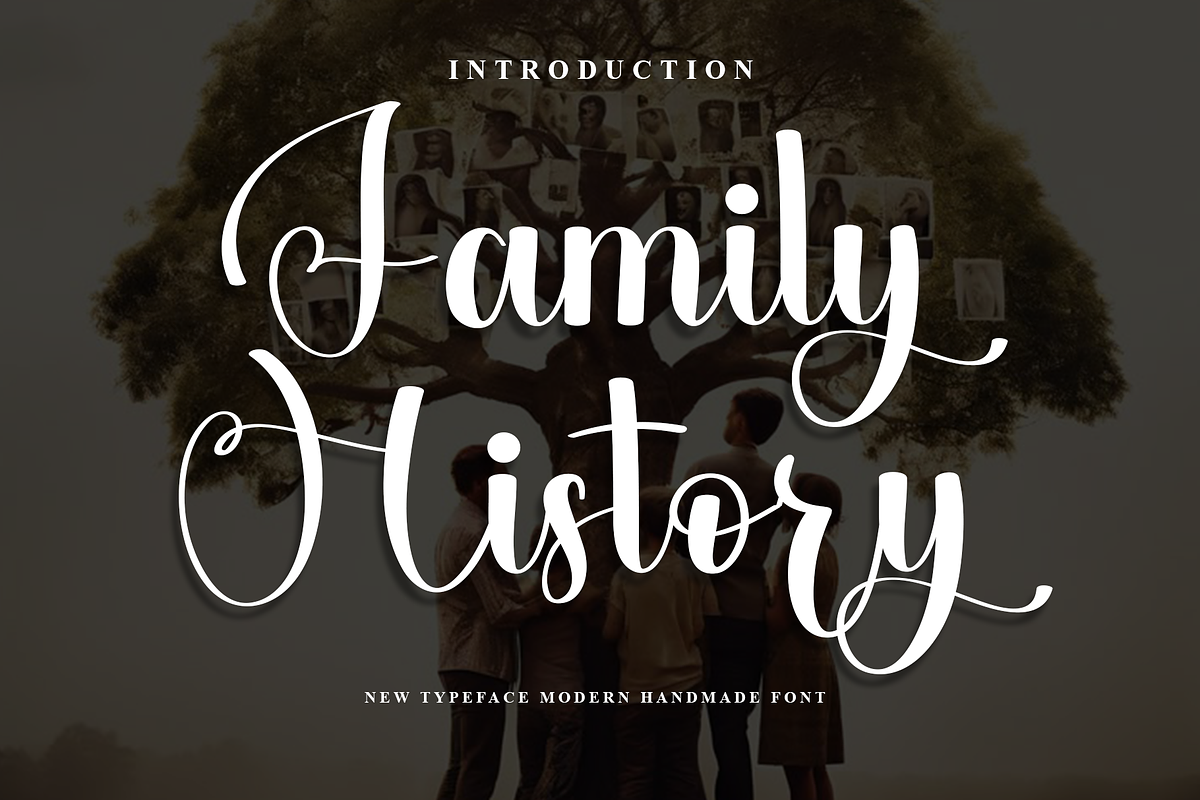 Family History, a Handwritten Font by InermediaSTUDIO (Photo 1 of 8)