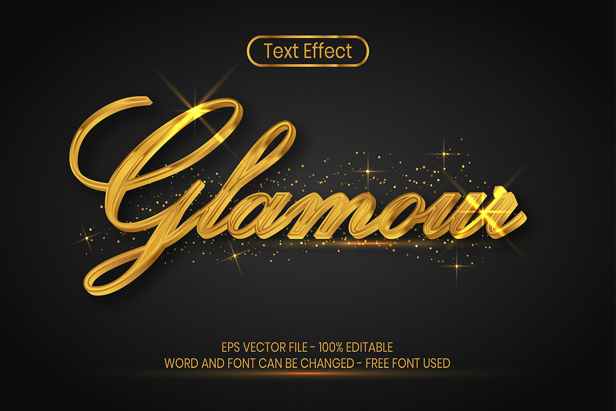 Gold Text Effect Style Collection, a Layer Style Add-On by Mockmenot (Photo 4 of 9)
