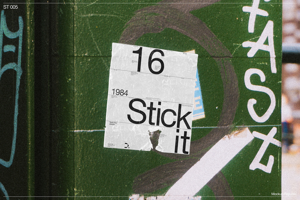 Sticker Mockup 005, a Merchandise Mockup by Burmess (Photo 3 of 3)