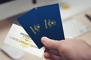 Simple Royal Business Card 56, a Business Card Template by ND Design (Thumbnail 5 of 7)