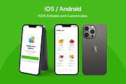 Healthy Mart - Grocery App Ui Kit, an App Template by CreativeUI (Thumbnail 5 of 6)