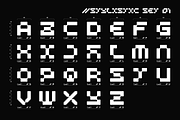 ANERO - FUTURISTIC DISPLAY FONT, a Symbol Font by Font For Zula™ (Thumbnail 7 of 14)
