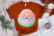 Pastel Santa PNG, an Illustration by Libby Wishes (Thumbnail 3 of 7)