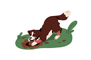 Dog behavior problems set, an Animal Illustration by PaperTrident (Thumbnail 8 of 15)