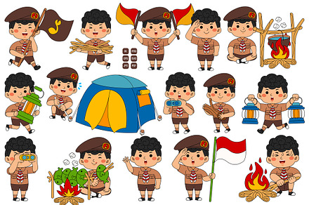 Kawaii Boy Scout Student Activities