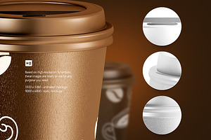 Coffee Cup Animated Mockups Bundle