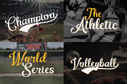 Sports Font Bundle 2, a Sans Serif Font by Flawless And Co (Thumbnail 6 of 12)