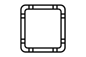 Frame Line Icon, an Icon by Pexelpy