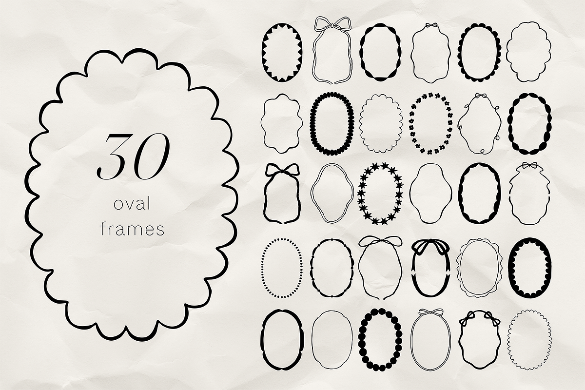 Oval and rectangular frames, an Object Graphic by kondratya (Photo 12 of 13)