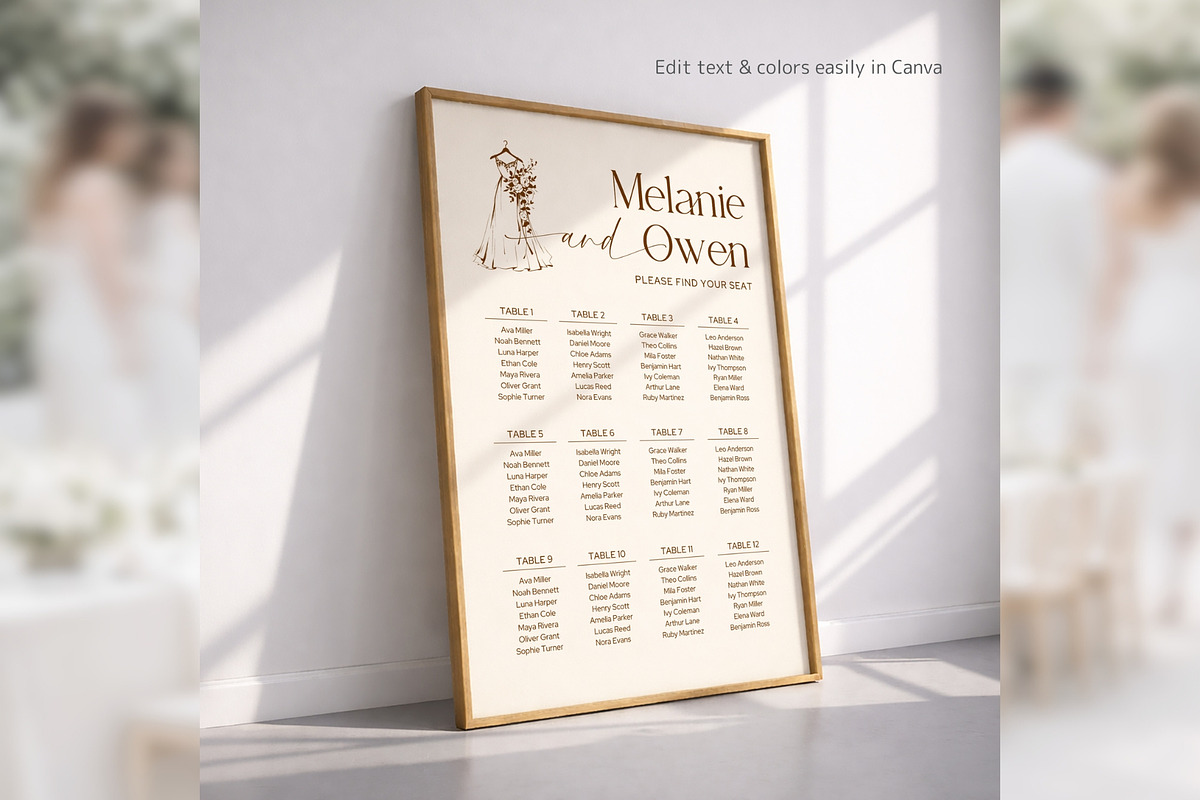 Modern Minimal Seating Canva bd010, a Poster Template by TyphoonStudio (Photo 7 of 10)