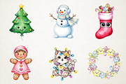 Jolly Kawaii Christmas Cute Holiday, an Illustration by RobertsArt (Thumbnail 5 of 7)