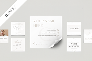BUNDLE: Real Estate Square Stickers