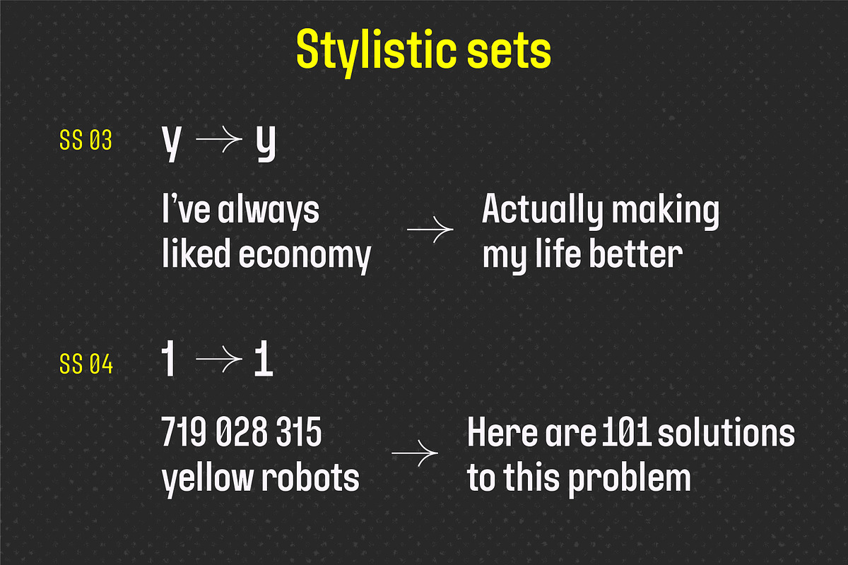 YNF Dustin | Condensed sans serif, a Sans Serif Font by YNF (Photo 12 of 26)
