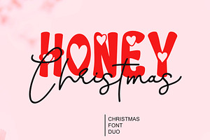 Honey Christmas - Font Duo