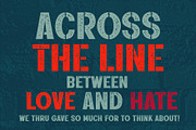 Rustline a Distressed Font, a Sans Serif Font by Rasiorise Studio (Thumbnail 8 of 12)