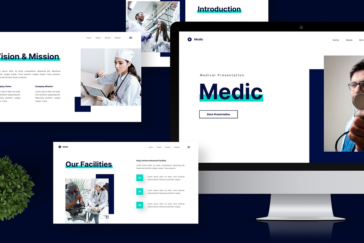 Medic - Powerpoint Templates, a Presentation Template by Deepslide ...
