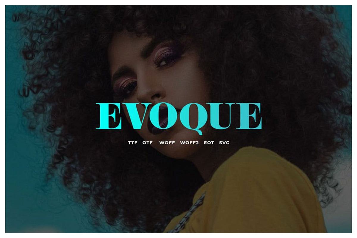 Evoque : vintage serif font family, a Serif Font by Webhance Studio
