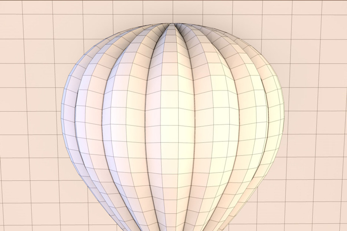 Cartoon Balloon Low Poly, a Cars & Vehicle 3D Model by Low Poly Lab (Photo 2 of 8)