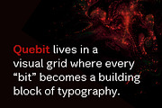 Quebit | Modern Pixelated Font Pack, a Sans Serif Font by Wahyu & Sani Co. (Thumbnail 2 of 15)