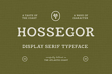 Hossegor - Retro Surf Serif Display