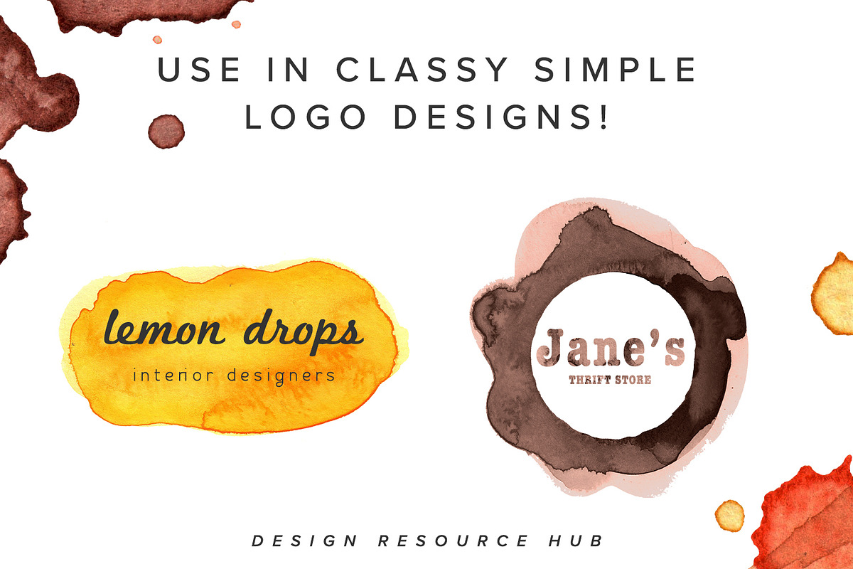 Autumn Vibes Watercolor Splash Pack, a Texture Illustration by Design Resource Hub (Photo 4 of 5)