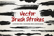 Vector Brush Strokes for Illustrator, an Object Graphic by Giordano Aita Graphics (Thumbnail 1 of 3)