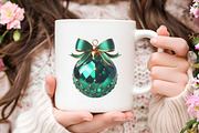 Modern Christmas Baubles Clipart, an Illustration by RobertsArt (Thumbnail 7 of 7)