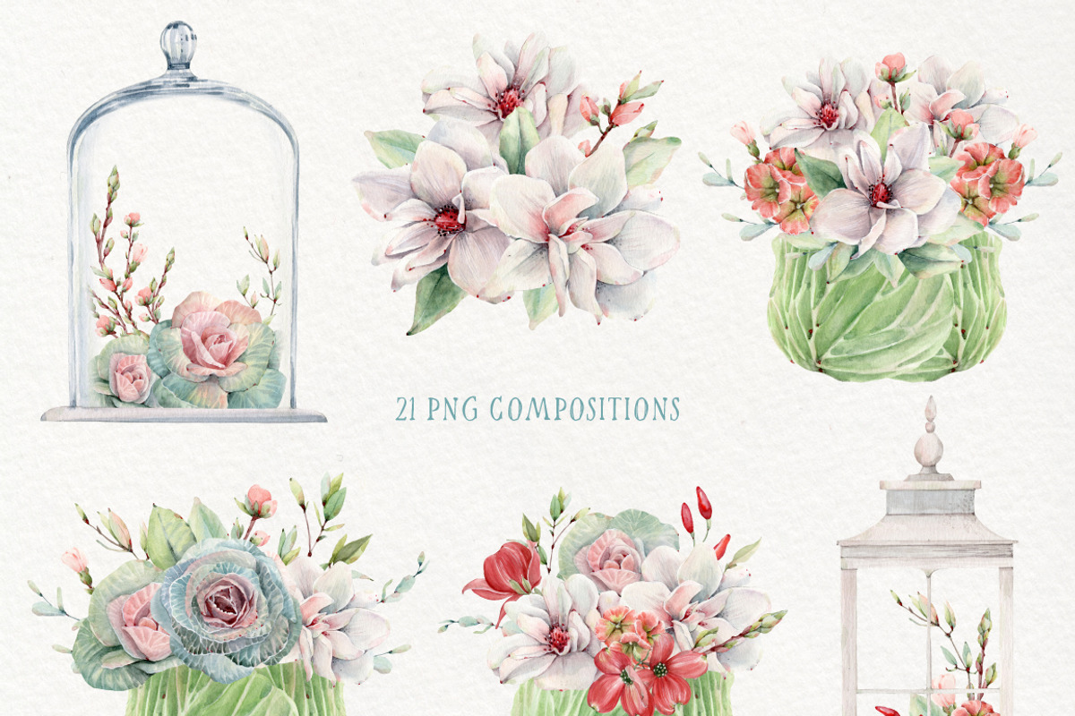 SPRING FRESH Watercolor set, a Food Illustration by Lemaris (Photo 2 of 8)