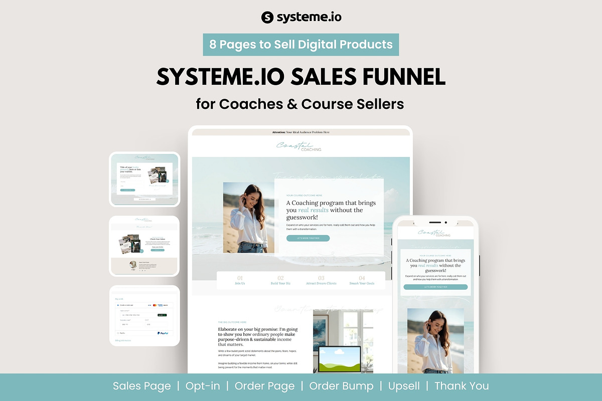 Coastal Systeme.io Funnel Template