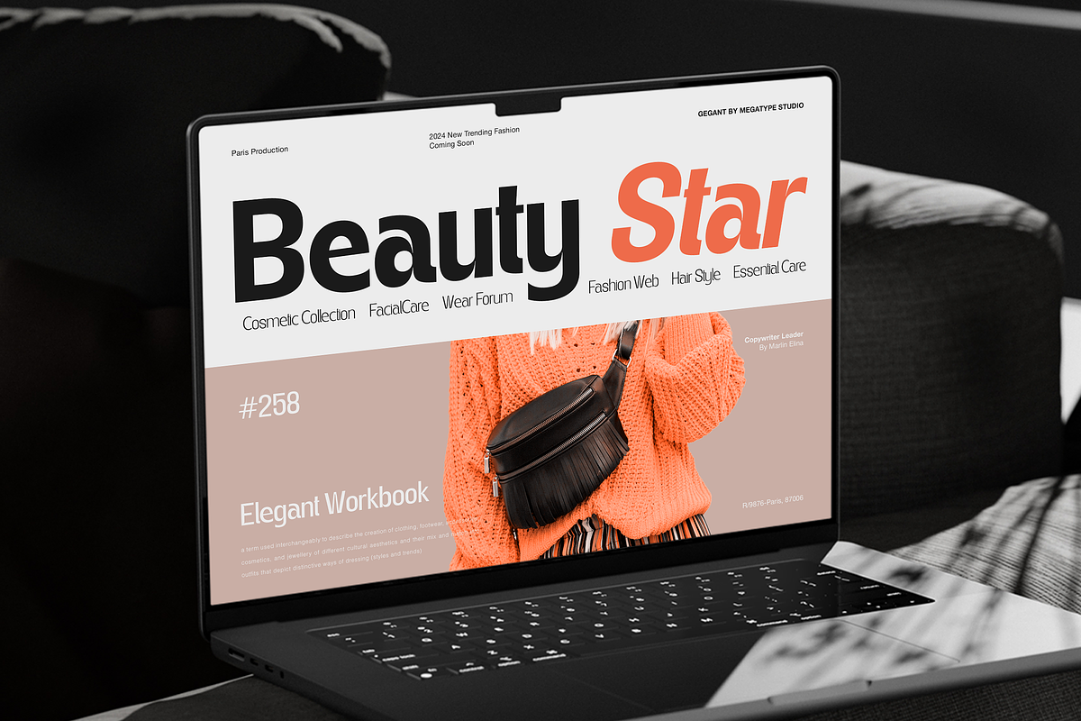 Gegant Font, a Sans Serif Font by Megatype (Photo 9 of 15)