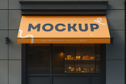 Storefront Awning Mockup Set, a Mockup by dpi (Thumbnail 4 of 9)
