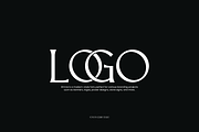 Qeogoos - Modern Logo Font, a Serif Font by Iqsiart Studio (Thumbnail 3 of 8)