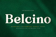Belcino — Editorial Serif Font, a Serif Font by Almeera Std (Thumbnail 1 of 10)