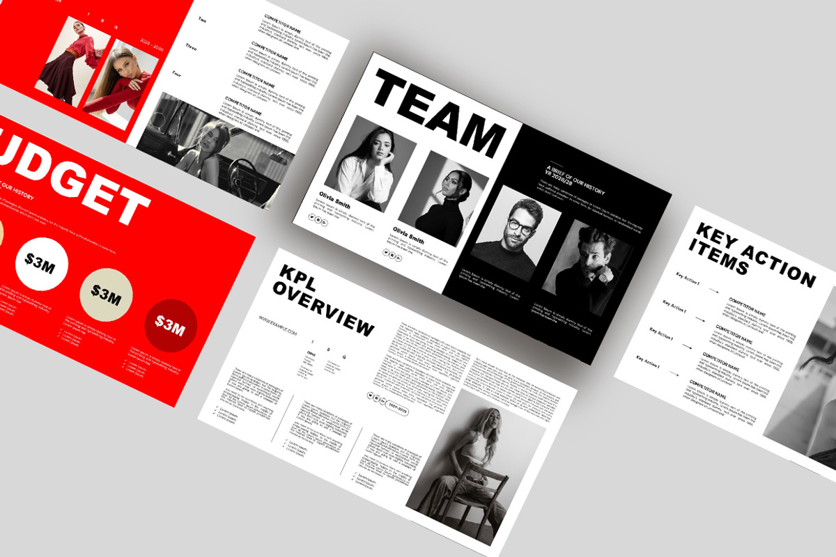 Marketing Plan Presentation Template, a Presentation Template by Alvi-Studio (Photo 4 of 10)