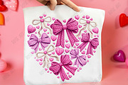 Yarn Crochet Heart Coquette Bow Png, a Seasonal Illustration by Rose Art (Thumbnail 1 of 5)