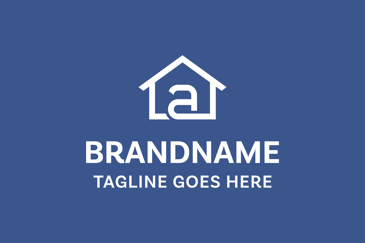 Letter A Home Simple Logo, a Branding & Logo Template by Pray Art Design Studio (Photo 2 of 2)