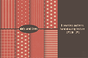 Cute hand drawn seamless patterns, a Pattern Graphic by Popova (Thumbnail 1 of 6)
