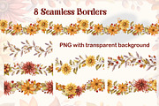 Fall Flowers: Autumn Watercolor Set, a Seasonal Illustration by Nadya Saen Art (Thumbnail 7 of 16)