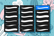 18 Beautiful Brushes for Procreate., a Brush Add-On by Wewhitelist (Thumbnail 6 of 6)
