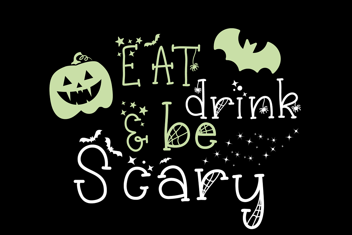 Spookerly Halloween Font, a Serif Font by Dancing with Ink (Photo 20 of 25)