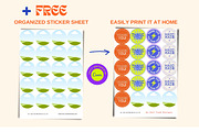 Funky Sticker Templates, a Stationery Template by Hell Yeah Designs (Thumbnail 4 of 6)