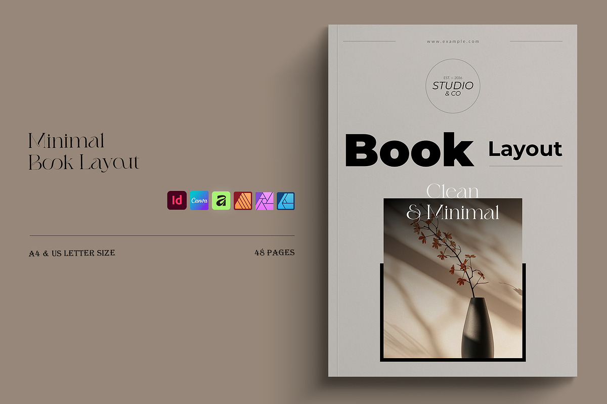 Minimal Editorial Book Layout -Canva, a Magazine Template by TemplateFolio-Shop (Photo 20 of 24)