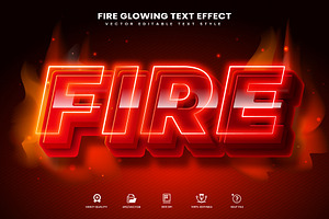 Red Fire Editable Text Effect, a Layer Style Add-On by Niestart Creation