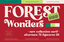 Forest Wonders New Collection Serif