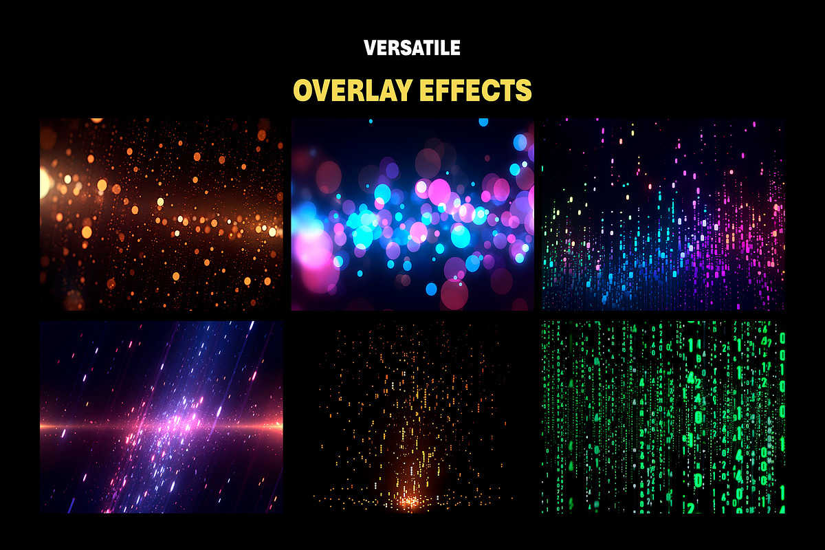 250+ Dots Neon Light Overlay Effects, an Object Graphic by Mikel Blazgad (Photo 2 of 10)