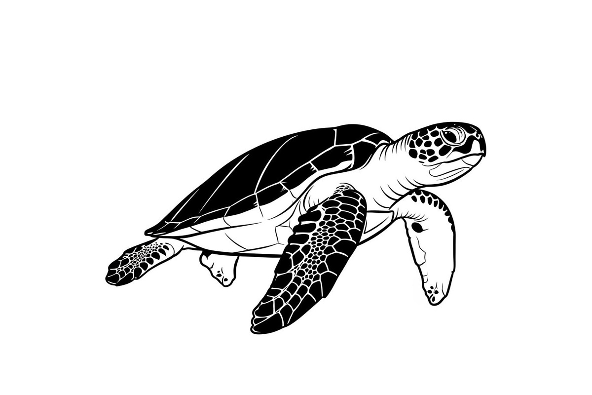 50 Sea Turtle Vector Silhouette Bund, an Illustration by jahid234 (Photo 9 of 51)