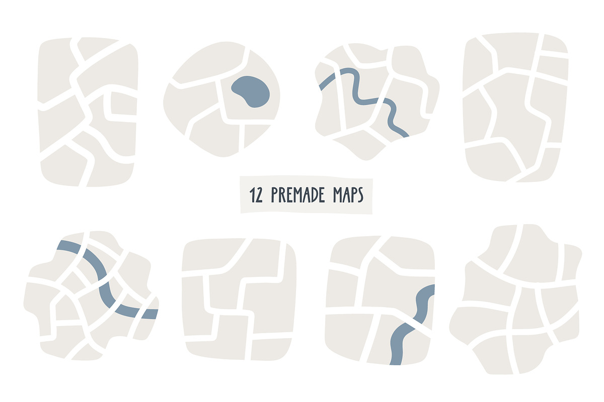 Modern Christmas Cards & Map Creator, an Object Graphic by MaNechaeva (Photo 9 of 14)