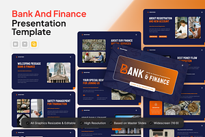 Bank And Finance Google Slide, a Presentation Template by Annora Studio