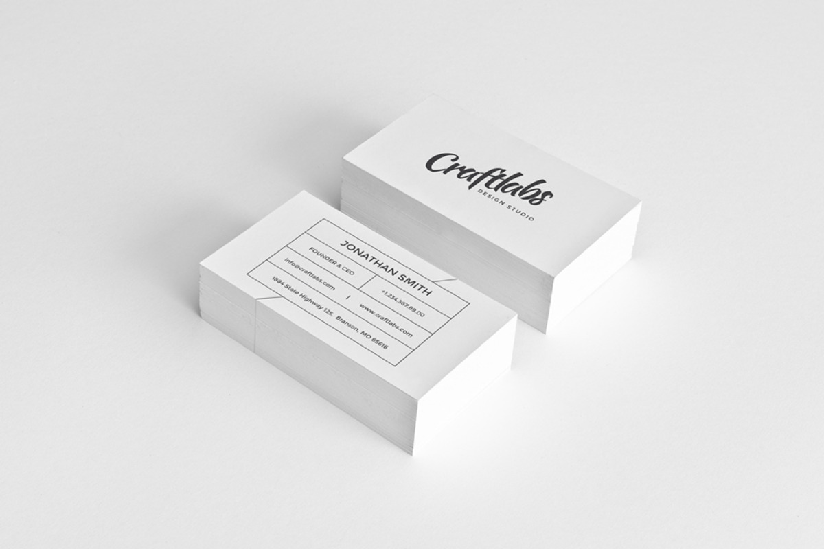 Simple Modern Business Card - 14, a Business Card Template by ND Design (Photo 1 of 5)